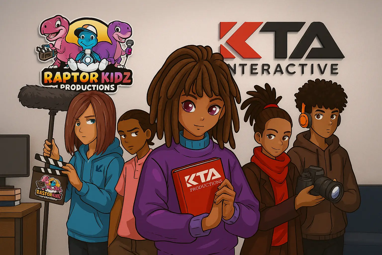 KTA Interactive work for Raptor Kidz Productions